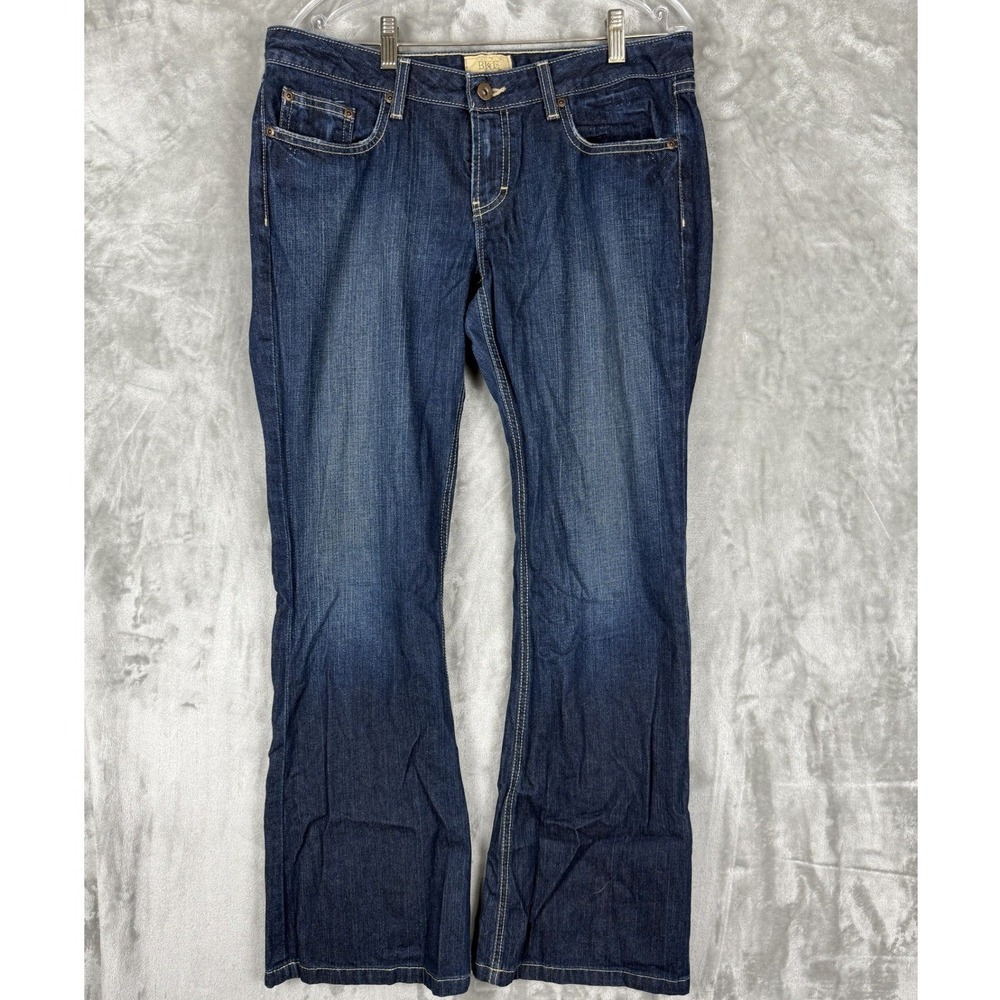 BKE Denim Women's Flare Jeans‎ Dark Wash Size 31 x 31.5